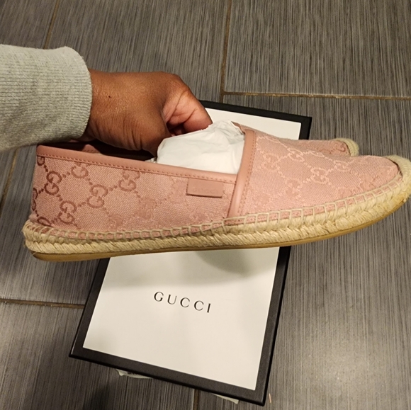 Pink Gucci espadrills - Picture 1 of 4